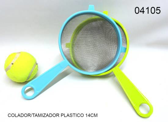 Imagen de COLADOR TAMIZADOR PLASTICO 14CM 1.25